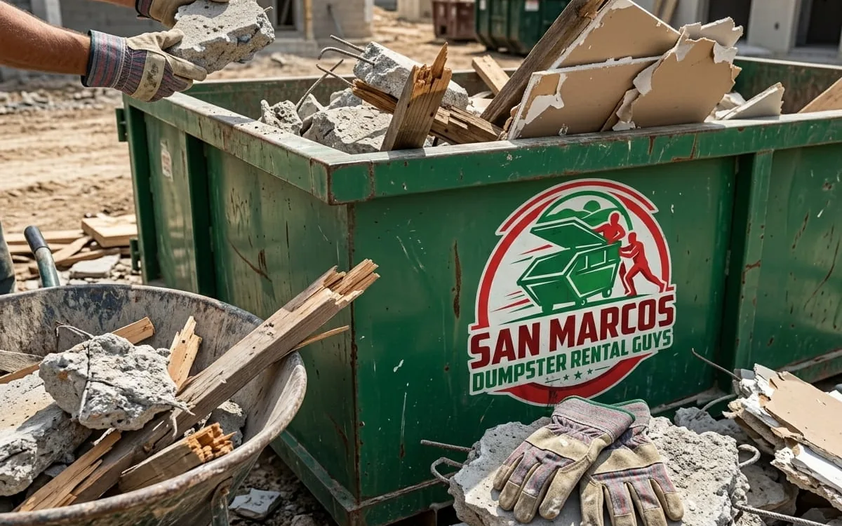 Concrete and Heavy Debris Disposal in San Marcos, TX